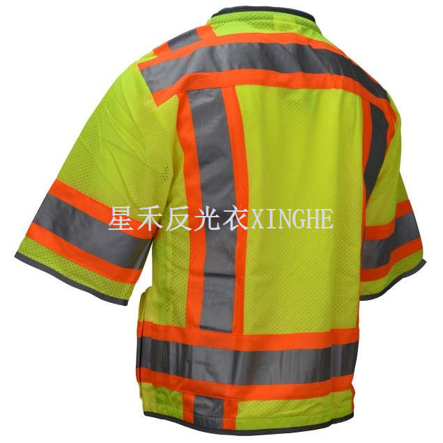 Class 3 Heavy Woven Two Tone Engineer Vest