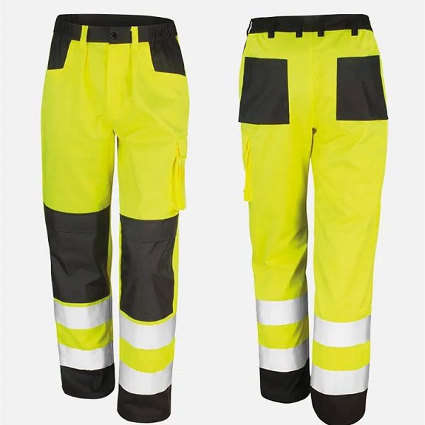 Hi Vis Konstriksyon Pantalon Sekirite meditativ