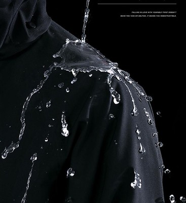 Refleksyon Raincoat Konbine Style ak Sekirite