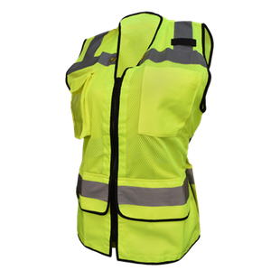 Ladies Heavy Duty Surveyor Safety Vest